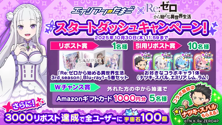 コラボスタートダッシュキャンペーン