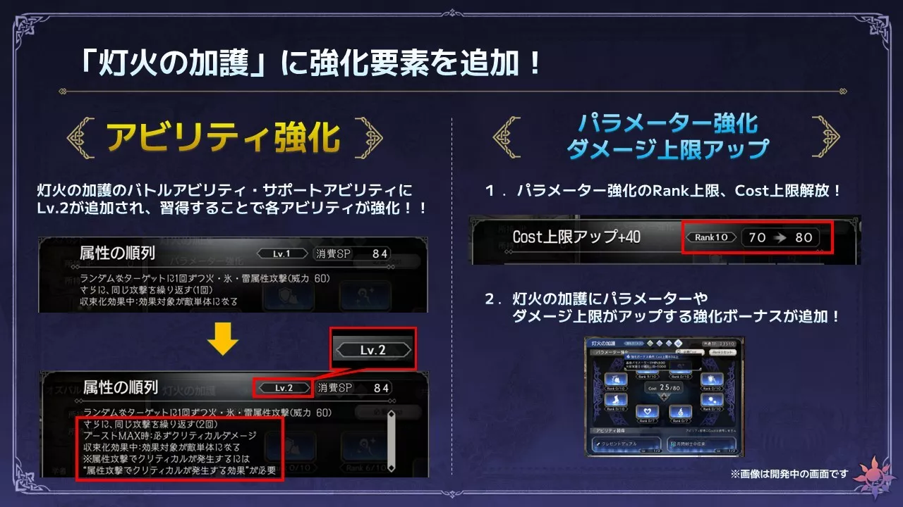 灯火の加護強化