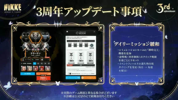 デイリーコンテンツが緩和