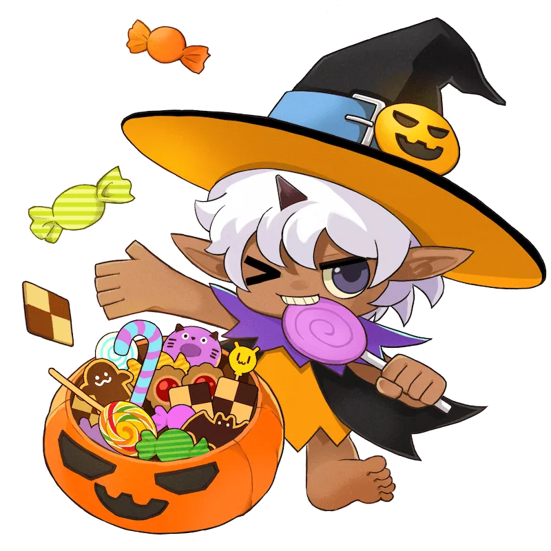 火あそびオニメ（ハロウィン）