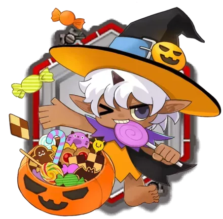 火あそびオニメ（ハロウィン）画像