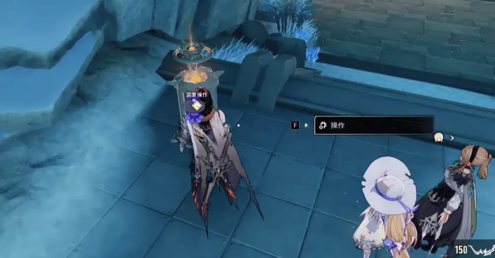 近くの端末を調べて体験型劇場を開始する