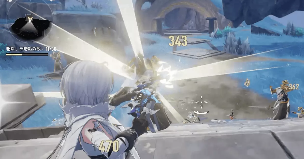 エリア内にいる敵を全て殲滅する