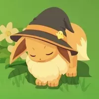 ハロウィンイーブイの星2寝顔画像