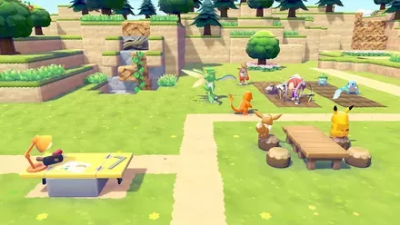 家具を作ったりポケモンの家を建てたりできる