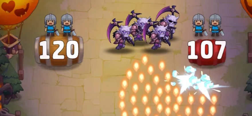 右側を同時に攻撃