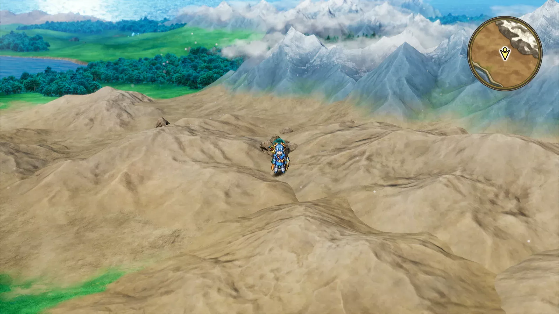 湖の洞窟周辺のひみつの場所6の見た目