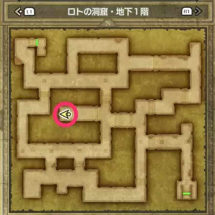 すなけむりの巻物の拡大マップ