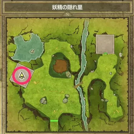 マホステの巻物の拡大マップ