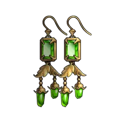 薫風の息吹の耳飾り（極上）