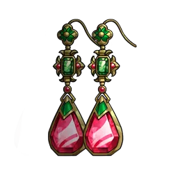 熱砂の突風の耳飾り（極上）