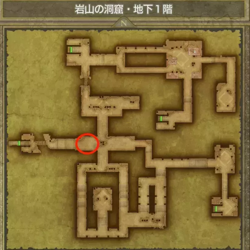 岩山の洞窟詳細