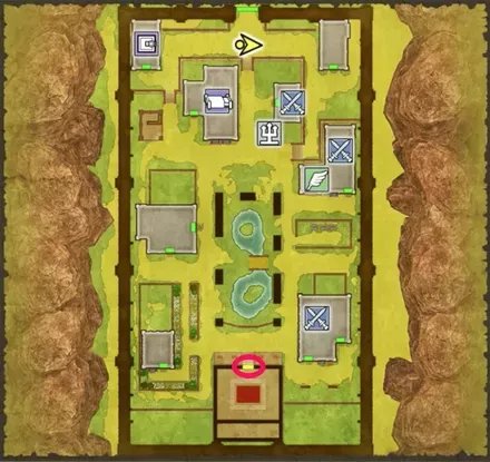 メルキドの魔法の鍵の使用場所