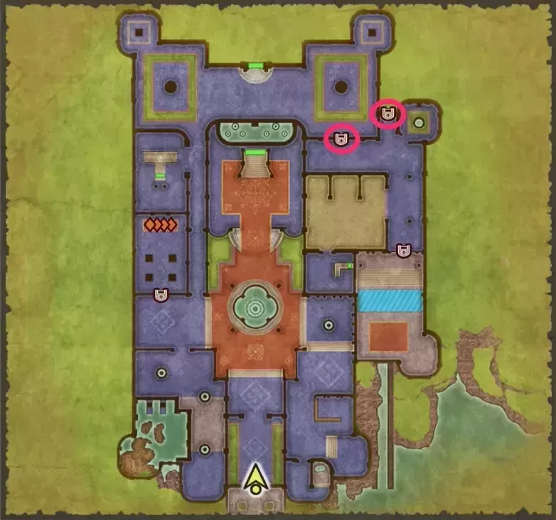 ラダトーム城・1階