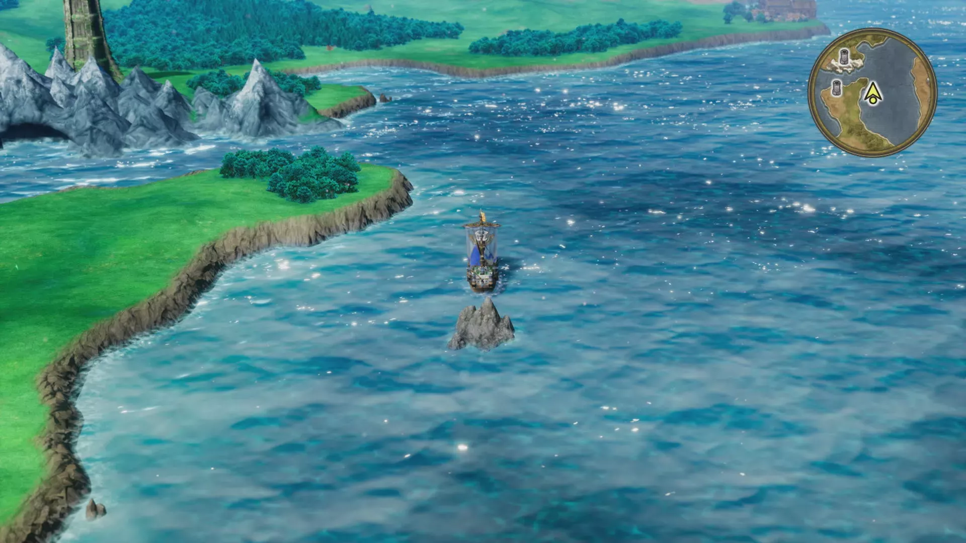 ドラゴンの角から東の海上のひみつの場所16の見た目