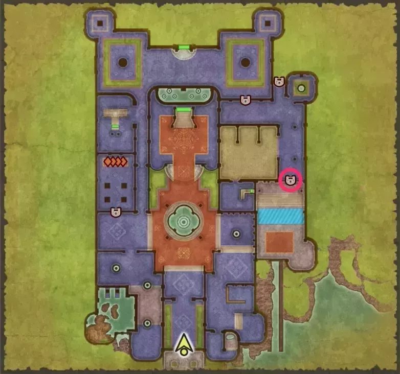 ラダトーム城・1階