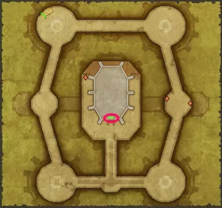 雨のほこら5階の盗賊の鍵の使用場所