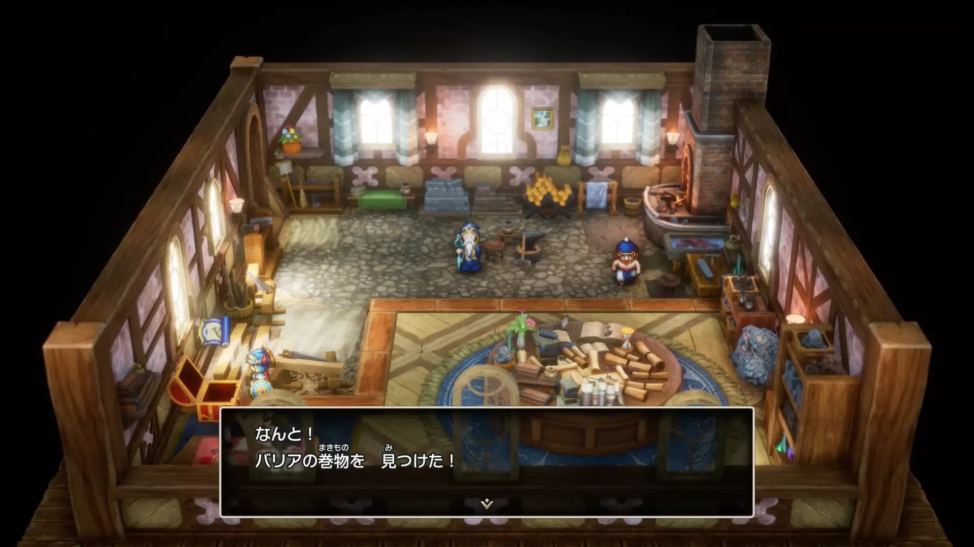 バリアの巻物画像