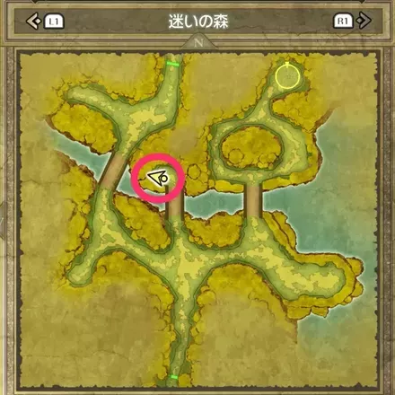 精神統一の場所画像