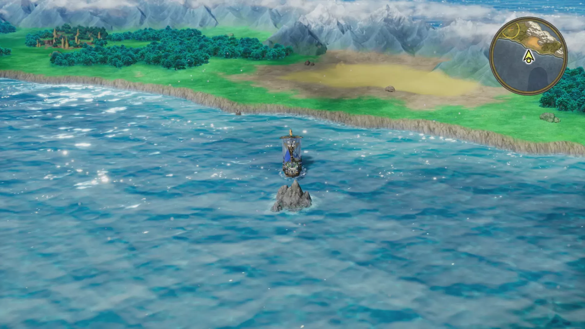 ペルポイから南の海上のひみつの場所18の見た目