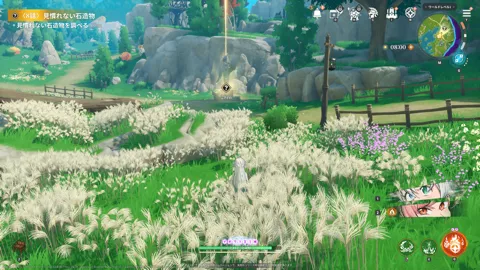 8話見慣れない石造物