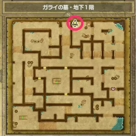 くちぶえの巻物の拡大マップ