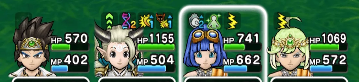 まもりのたてで混乱と麻痺を防ぐ