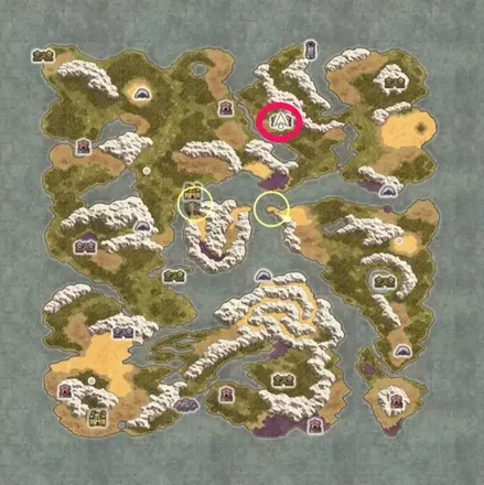 忘れ去られた廃墟の場所