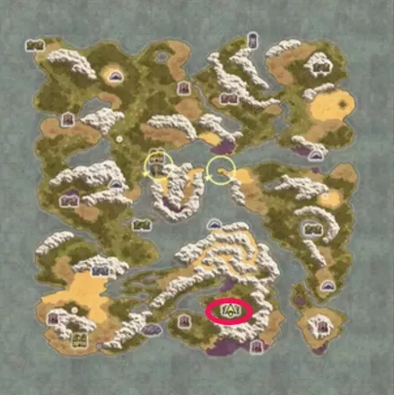 メルキドの場所