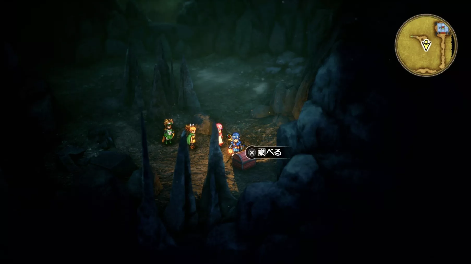 こおりの盾の入手している見た目