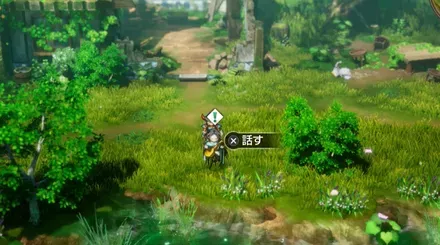 忘れ去られた廃墟にいるザライ