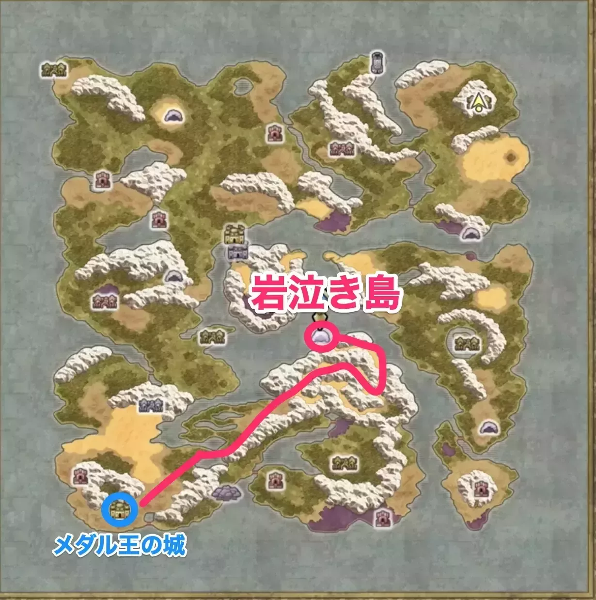 岩泣き島の場所と行き方