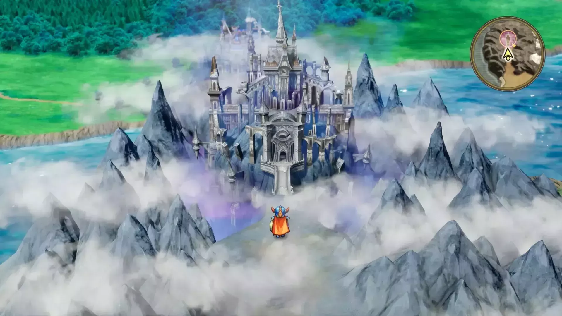 竜王の城に入る