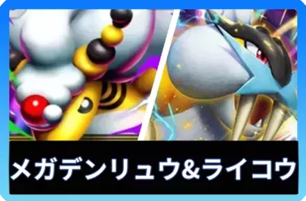 メガデンリュウex＆ライコウexデッキ