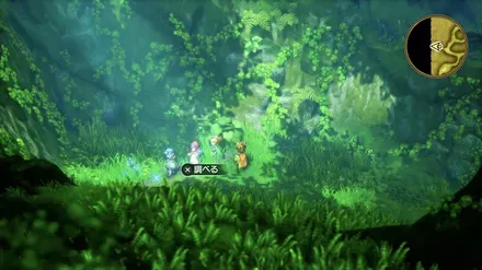 特やくそうの入手の様子