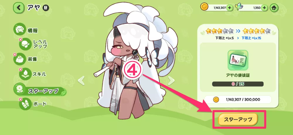 スターアップ手順4画像