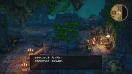 まもりのたねの入手の様子