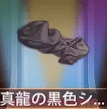 少女廻戦の真龍の黒色シャツ