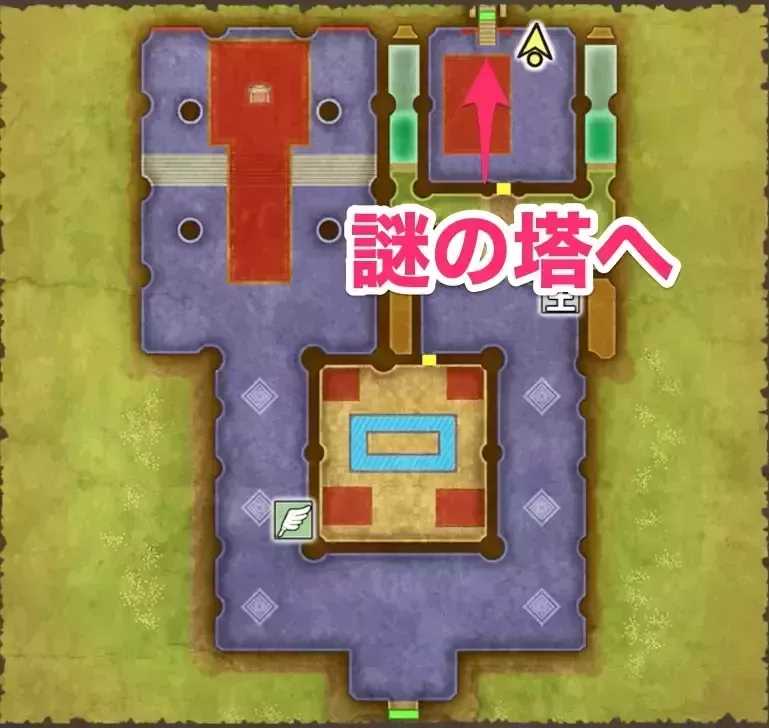 謎の塔へ向かう