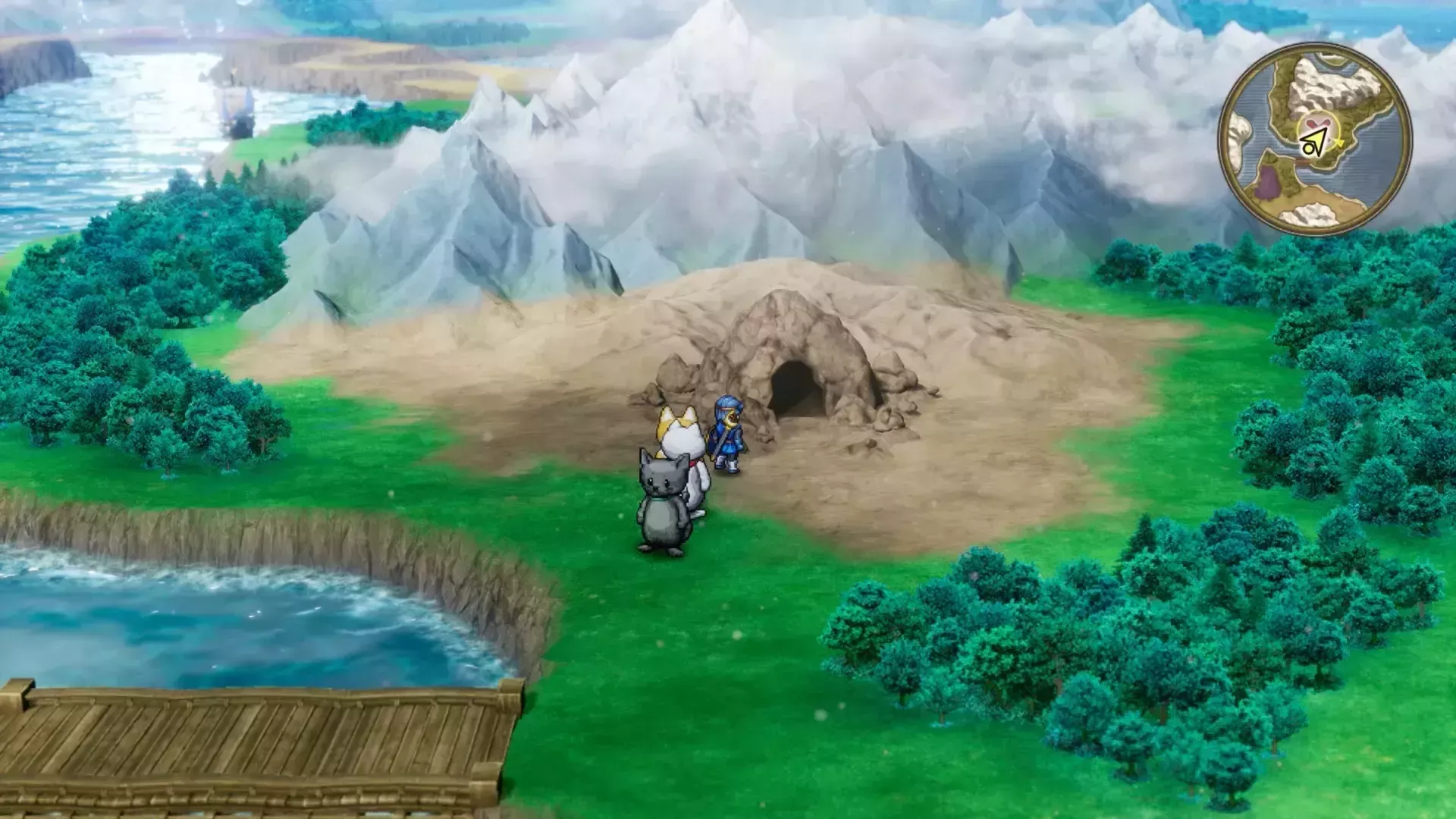 7つの思い出を集めてドワーフの洞窟に入る