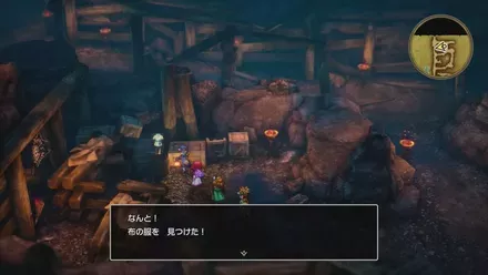 布の服の入手の様子