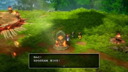 ちからのたねの入手の様子