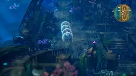 南から道なりに進む