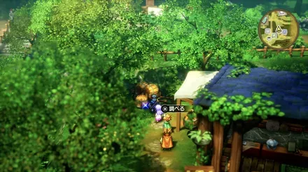 たけざおの入手の様子