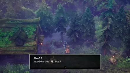 ちからのたねの入手の様子