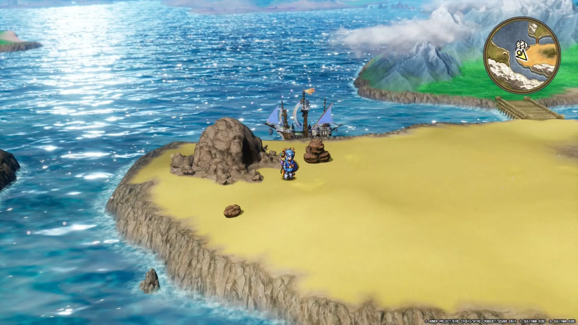 ムーンブルク西のほこらにルーラ