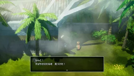 すばやさのたねの入手の様子