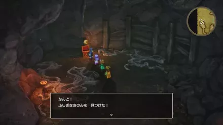 ふしぎなきのみの入手の様子