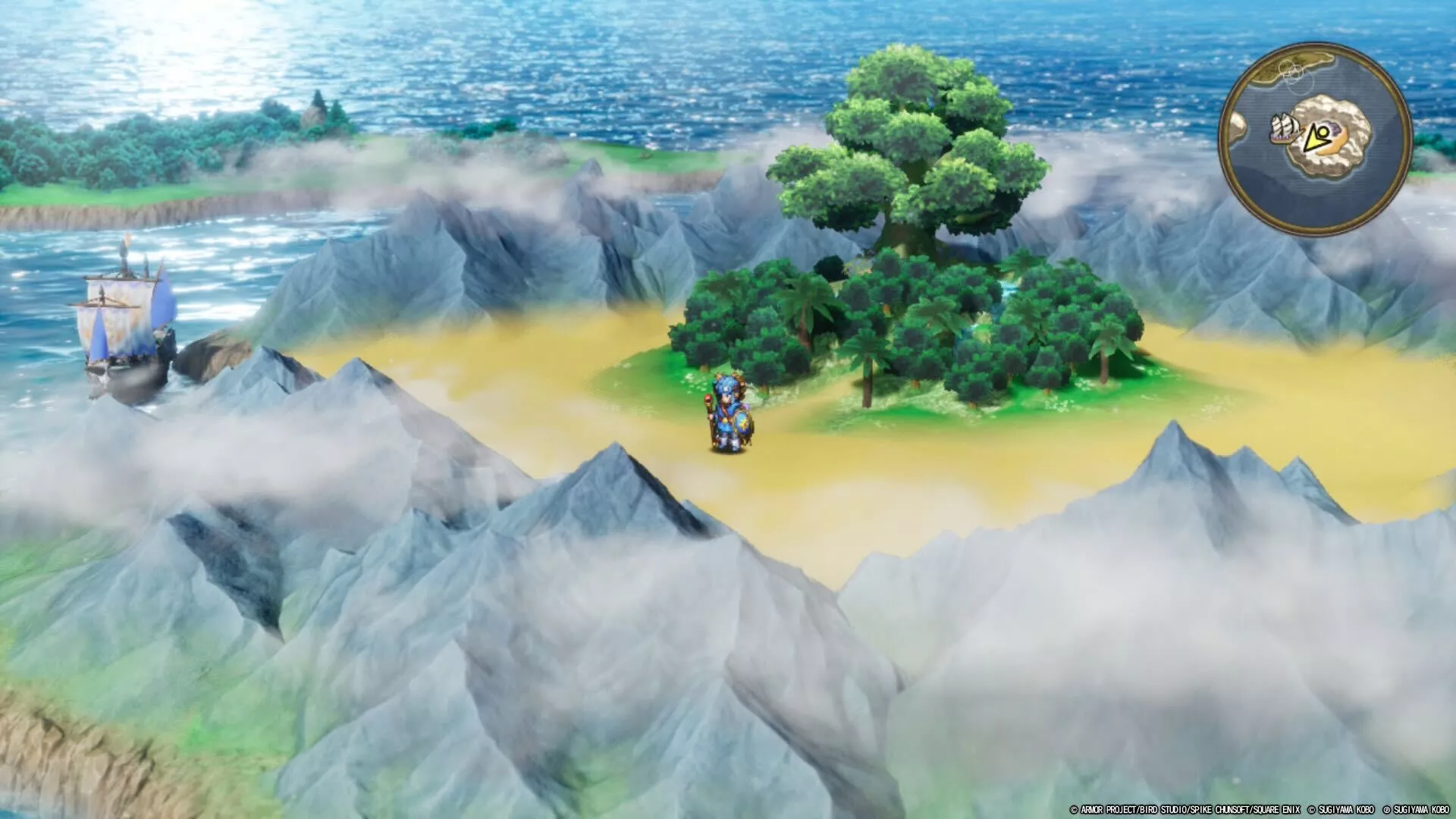 世界樹の森にルーラで移動