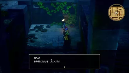 ちからのたねの入手の様子